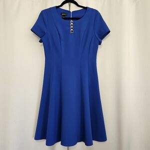 Alyx Women's Dress size 8 Royal Blue Fit and Flare Knee Length